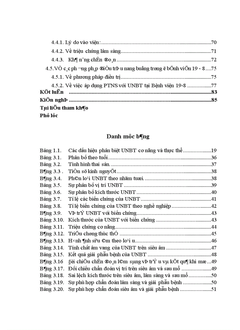 image for page Đánh giá tình hình điều trị khối u buồng trứng tại Bệnh viện Trung ương Huế năm 2001