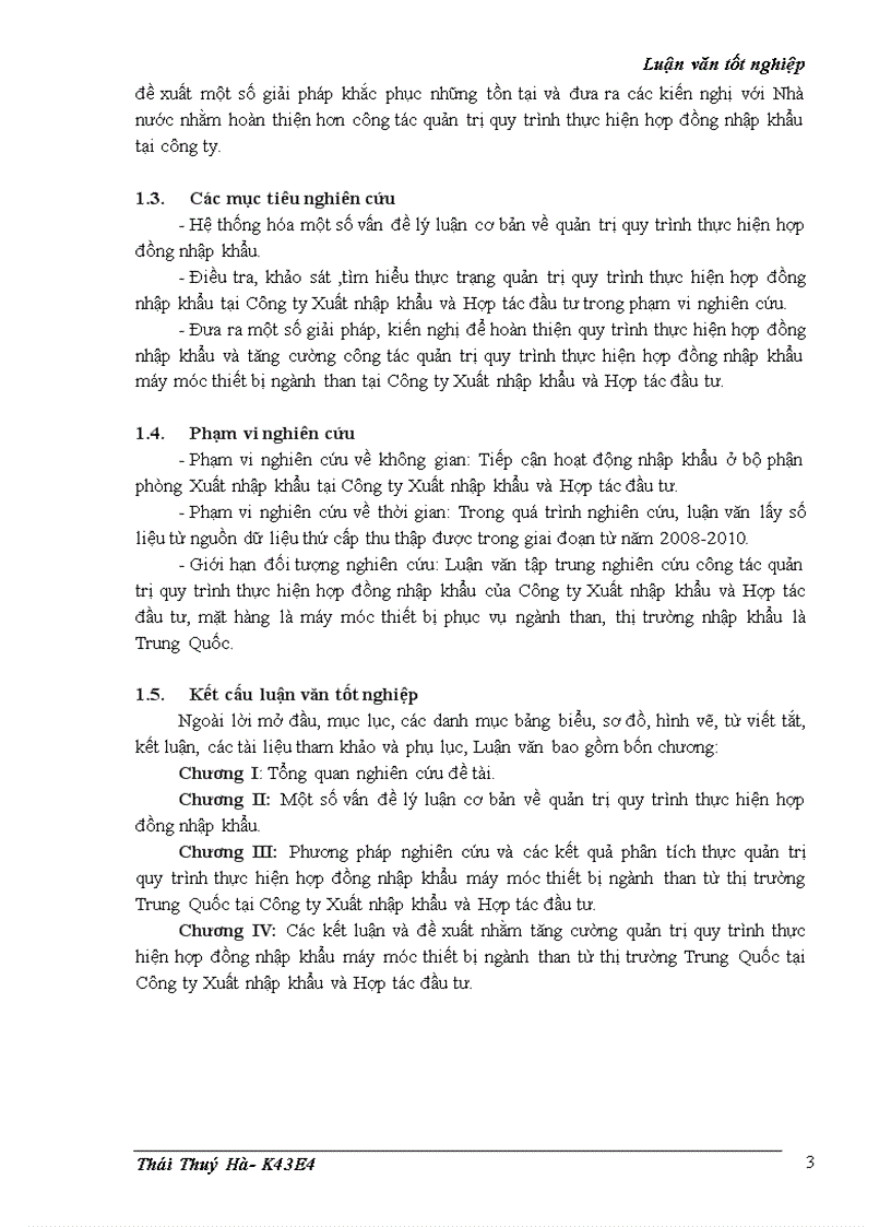 image for page Quản trị quy trình thực hiện hợp đồng nhập khẩu máy móc thiết bị ngành than từ thị trường Trung Quốc tại Công ty Xuất nhập khẩu và Hợp tác đầu tư thuộc Tổng công ty Công nghiệp mỏ Việt Bắc-Vinacomin