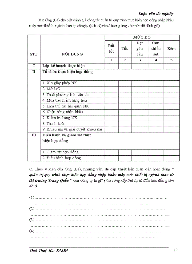 image for page Quản trị quy trình thực hiện hợp đồng nhập khẩu máy móc thiết bị ngành than từ thị trường Trung Quốc tại Công ty Xuất nhập khẩu và Hợp tác đầu tư thuộc Tổng công ty Công nghiệp mỏ Việt Bắc-Vinacomin