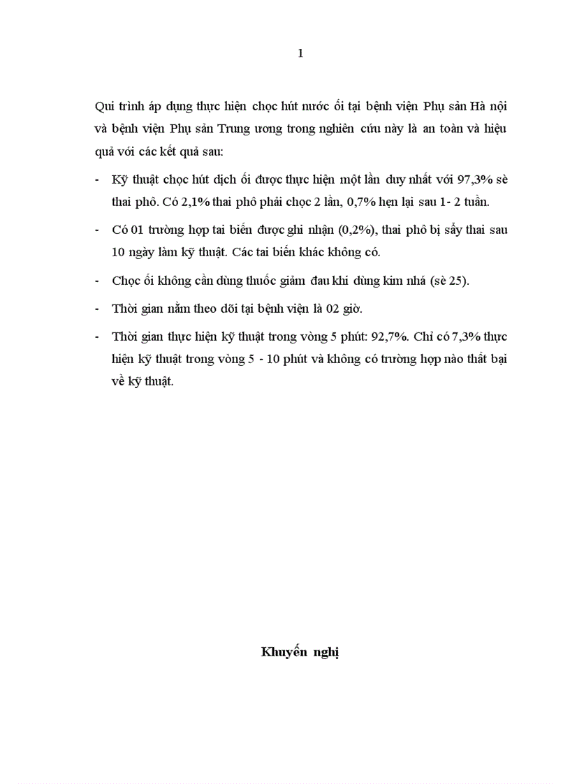 image for page Nhận xét kỹ thuật chọc hút nước ối thực hiện tại BVPSHN - BVPSTư.