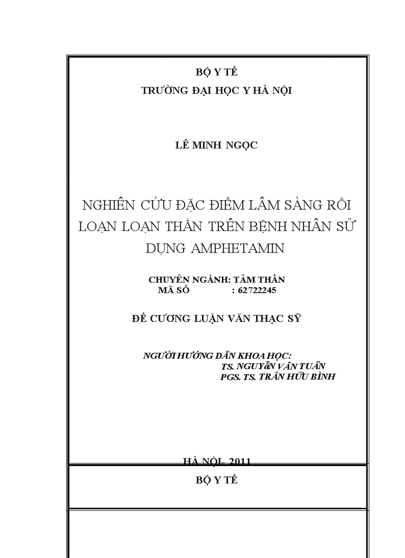 image for page Đặc điểm lâm sàng rối loạn tâm thần trên bệnh nhân sử dụng amphetamin.