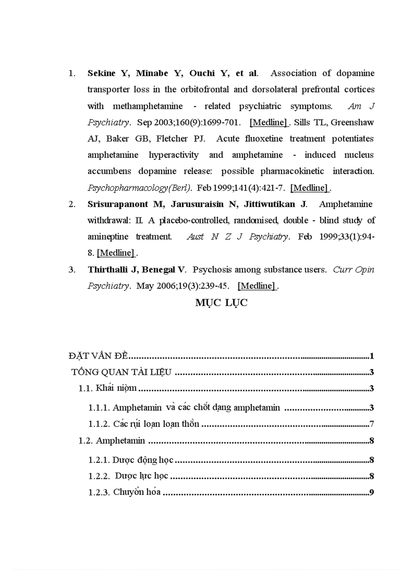 image for page Đặc điểm lâm sàng rối loạn tâm thần trên bệnh nhân sử dụng amphetamin.