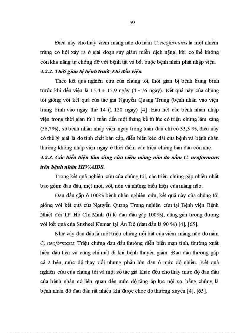 image for page Đánh giá kết quả điều trị viêm màng não do nấm Cryptococcus neoformans ở bệnh nhân HIV/AIDS.