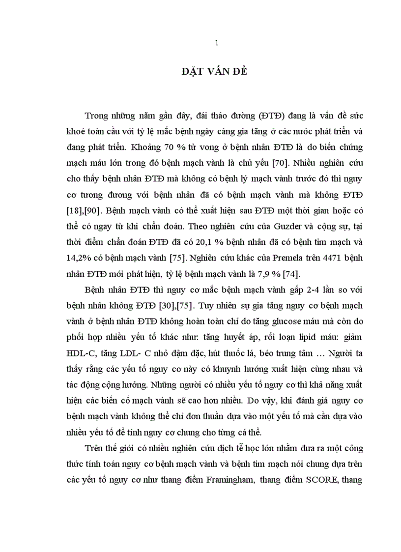 image for page Nghiên cứu vai trò của thang điểm Framingham trong đánh giá nguy cơ bệnh mạch vành ở bệnh nhân đái tháo đường týp 2