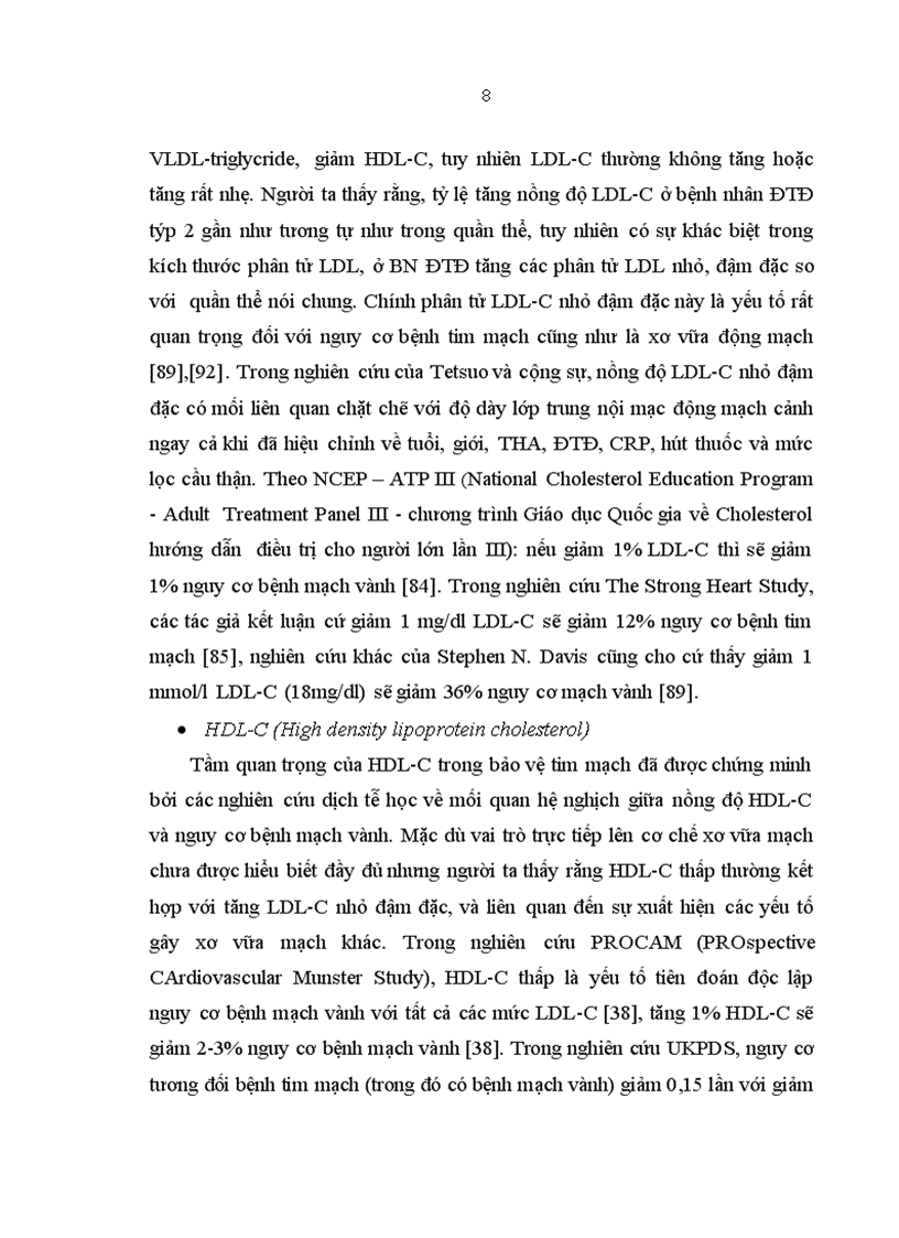 image for page Nghiên cứu vai trò của thang điểm Framingham trong đánh giá nguy cơ bệnh mạch vành ở bệnh nhân đái tháo đường týp 2