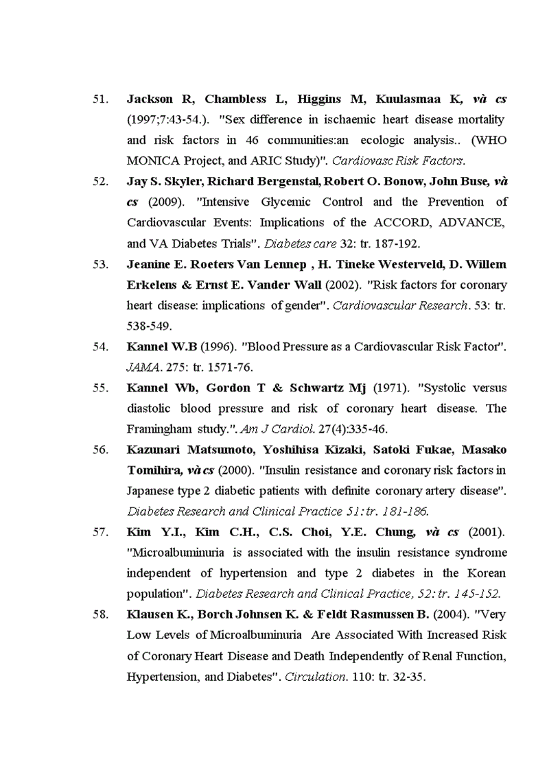 image for page Nghiên cứu vai trò của thang điểm Framingham trong đánh giá nguy cơ bệnh mạch vành ở bệnh nhân đái tháo đường týp 2