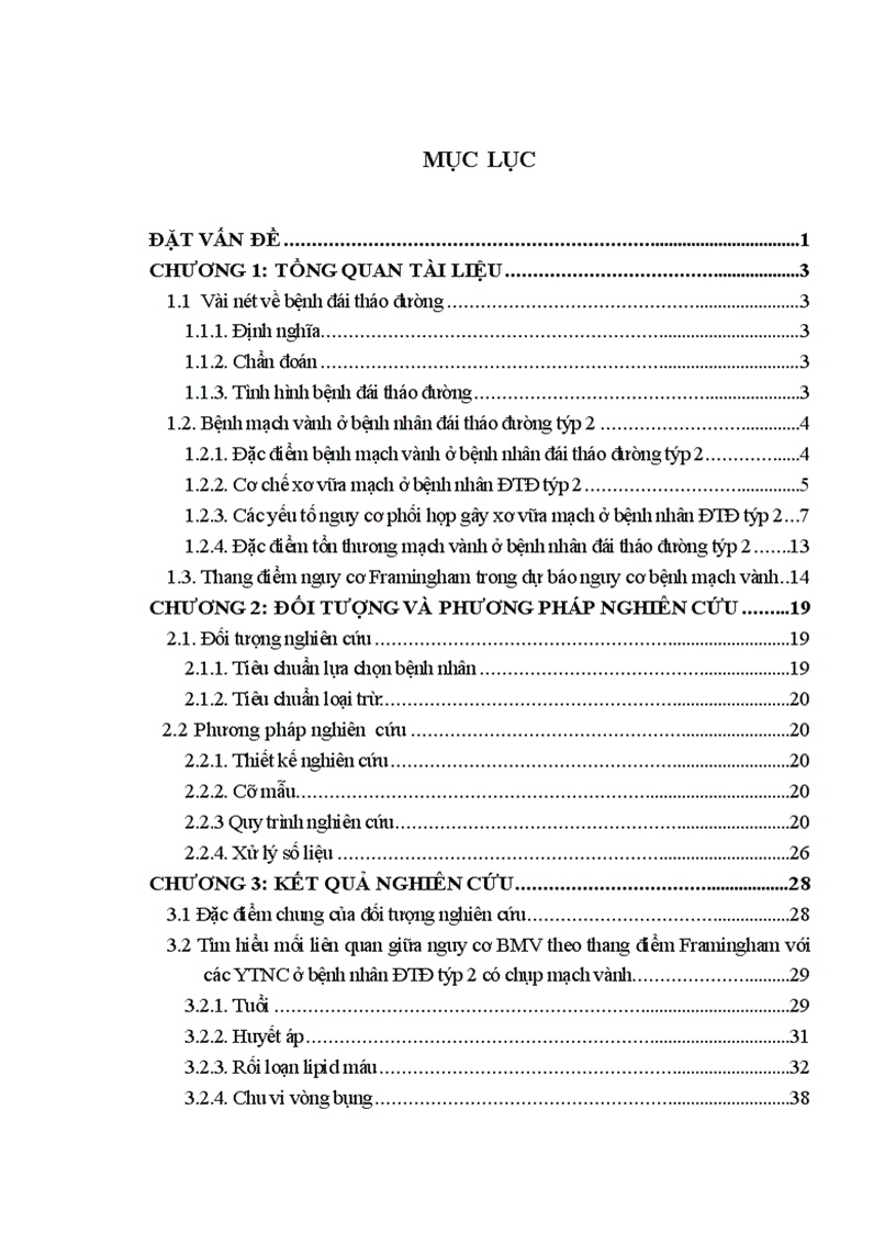 image for page Nghiên cứu vai trò của thang điểm Framingham trong đánh giá nguy cơ bệnh mạch vành ở bệnh nhân đái tháo đường týp 2