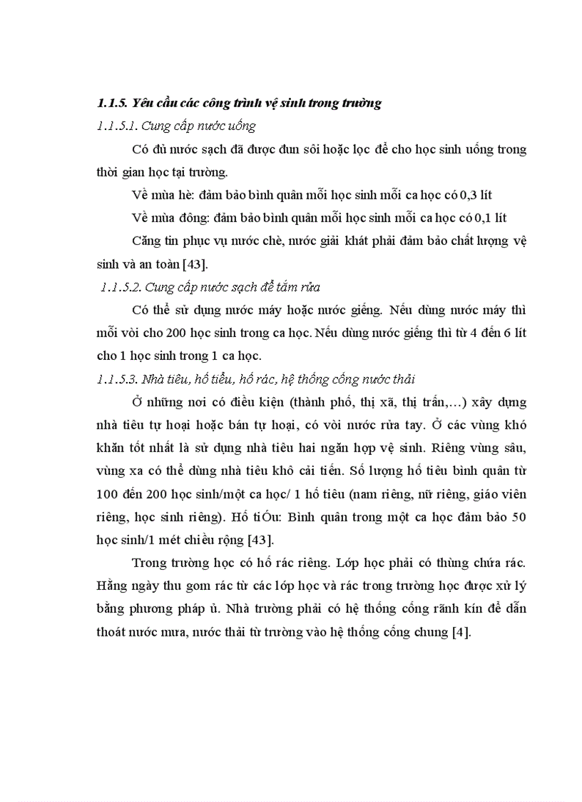 image for page Đánh giá điều kiện vệ sinh và một số bệnh tật ở học sinh tại các trường trung học cơ sở tỉnh Thái Bình năm 2010