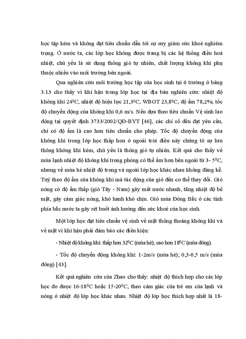 image for page Đánh giá điều kiện vệ sinh và một số bệnh tật ở học sinh tại các trường trung học cơ sở tỉnh Thái Bình năm 2010