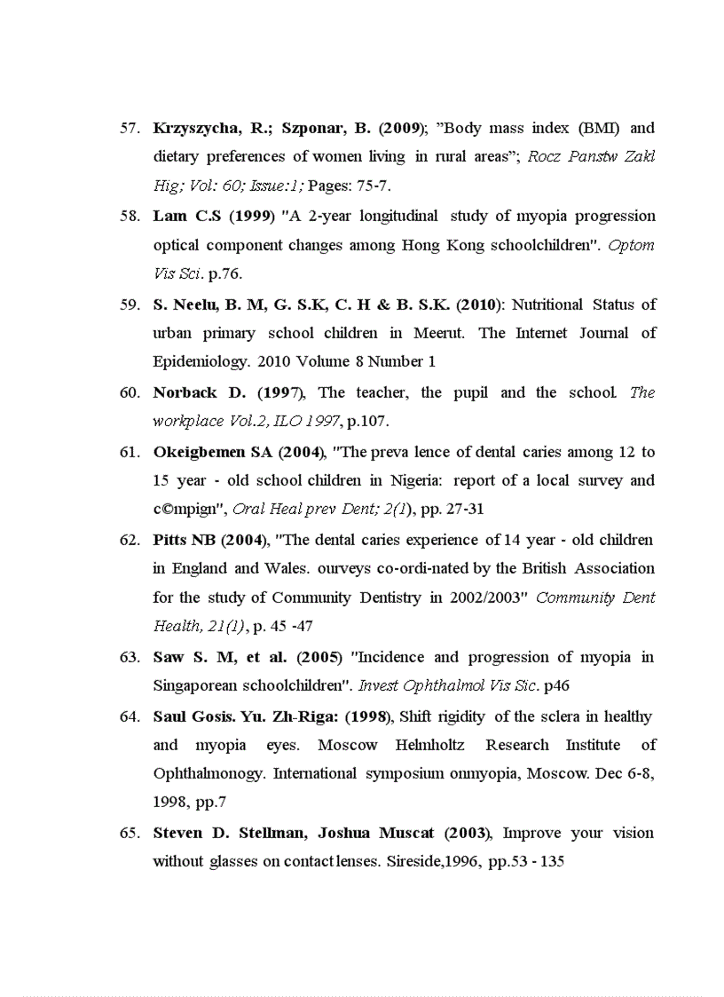 image for page Đánh giá điều kiện vệ sinh và một số bệnh tật ở học sinh tại các trường trung học cơ sở tỉnh Thái Bình năm 2010
