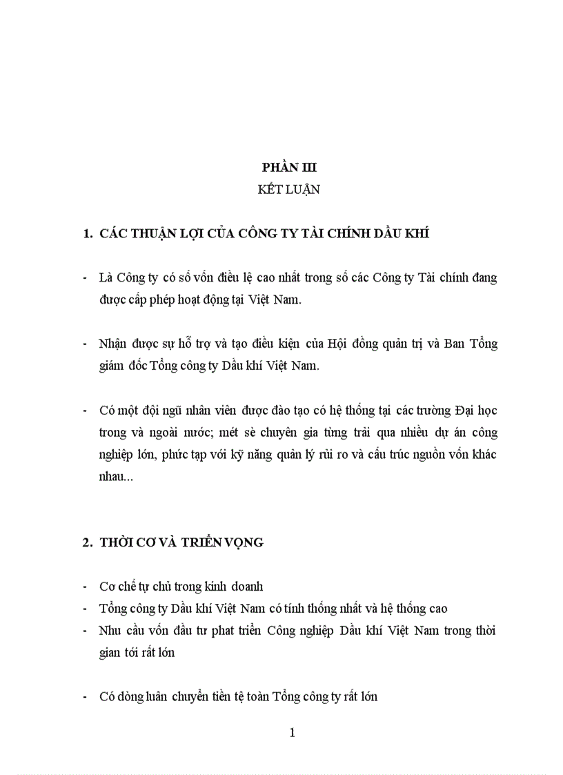 image for page Thực trạng hoạt động của Công ty Tài chính Dầu khí hiện nay