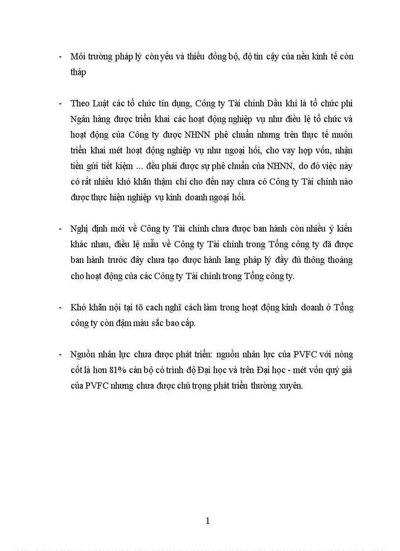 image for page Thực trạng hoạt động của Công ty Tài chính Dầu khí hiện nay