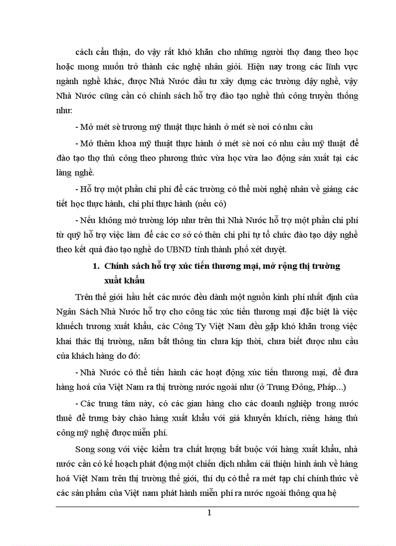 image for page Một số biện pháp chủ yếu nhằm thúc đẩy xuất khẩu của Công Ty ARTEXPORT