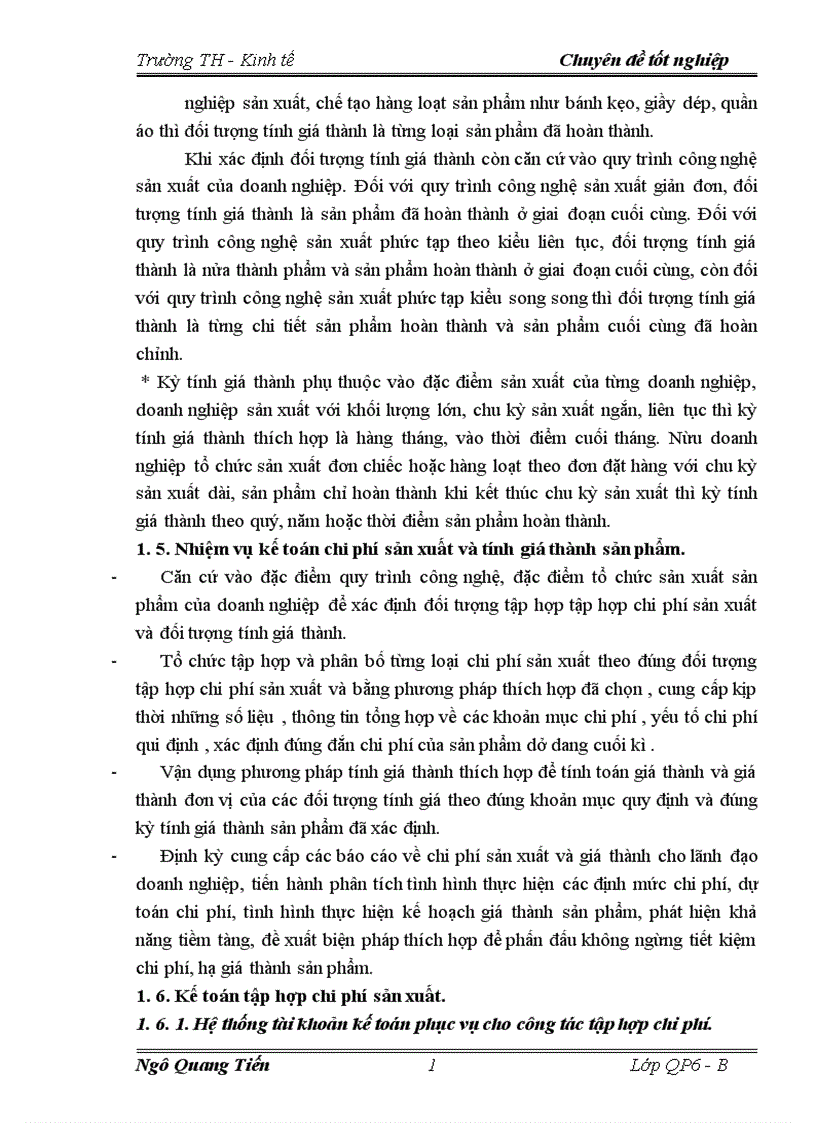 image for page Tổ chức công tác kế toán tập hợp chi phí sản xuất và tính giá thành sản phẩm ở xí nghiệp may đo X19