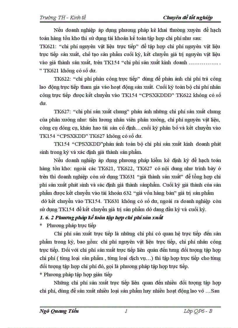 image for page Tổ chức công tác kế toán tập hợp chi phí sản xuất và tính giá thành sản phẩm ở xí nghiệp may đo X19