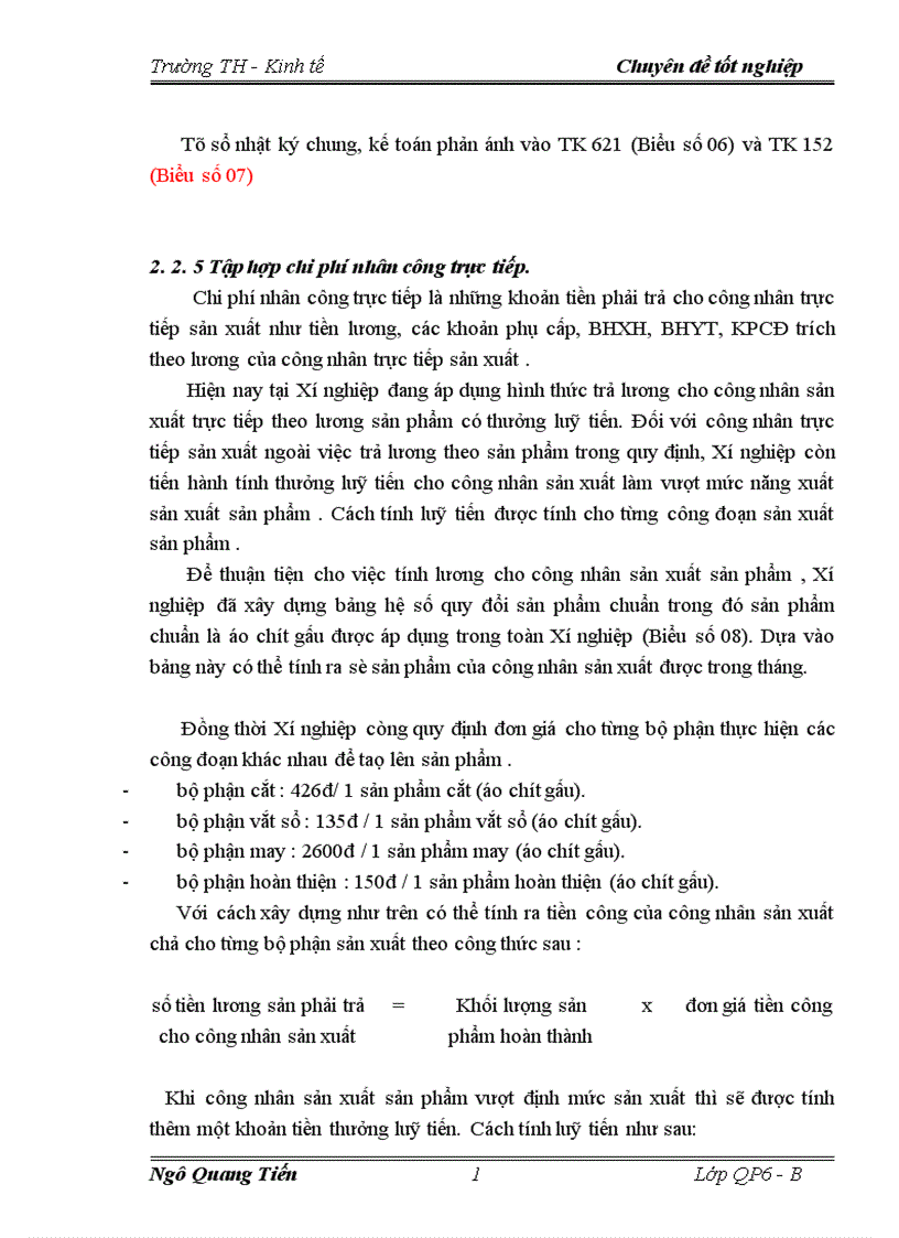 image for page Tổ chức công tác kế toán tập hợp chi phí sản xuất và tính giá thành sản phẩm ở xí nghiệp may đo X19