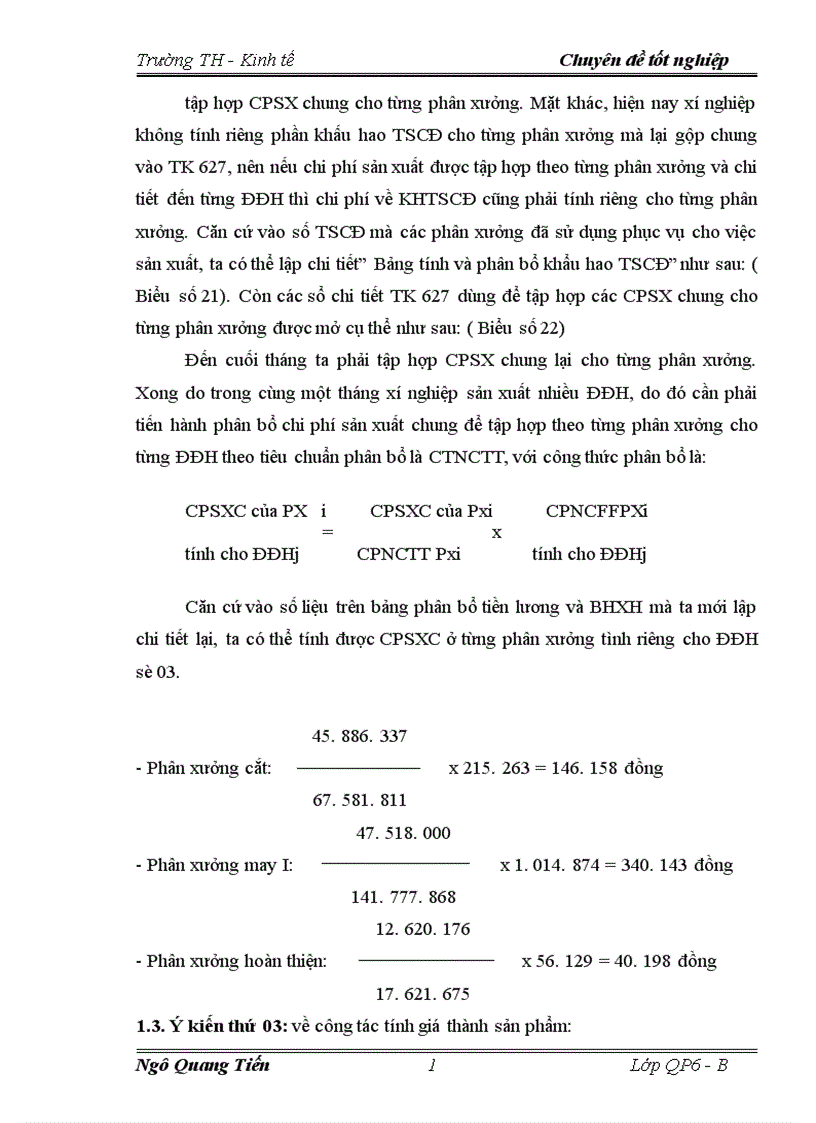 image for page Tổ chức công tác kế toán tập hợp chi phí sản xuất và tính giá thành sản phẩm ở xí nghiệp may đo X19