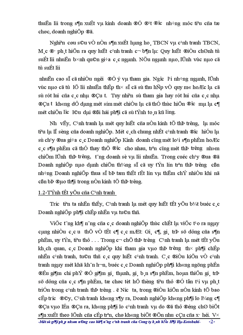 image for page Một số giải pháp nhằm nâng cao khả năng cạnh tranh của công ty liên doanh Bánh kẹo Hải hà - Kotobuki