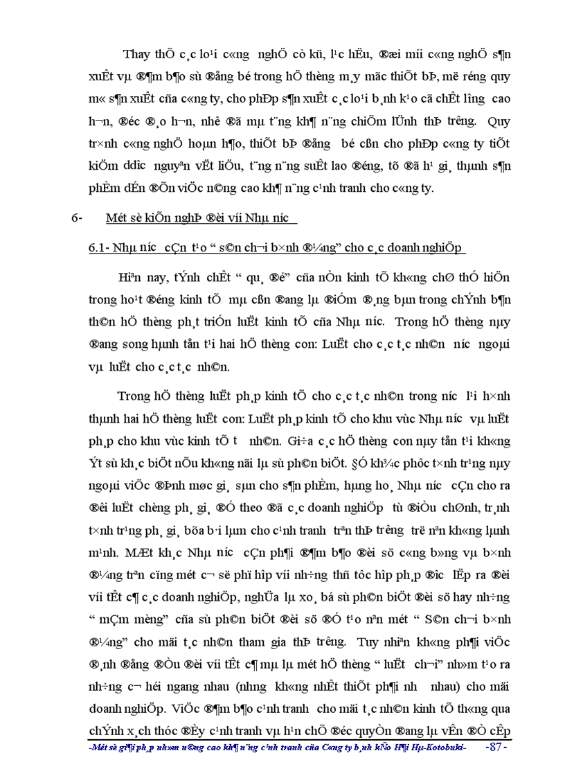 image for page Một số giải pháp nhằm nâng cao khả năng cạnh tranh của công ty liên doanh Bánh kẹo Hải hà - Kotobuki