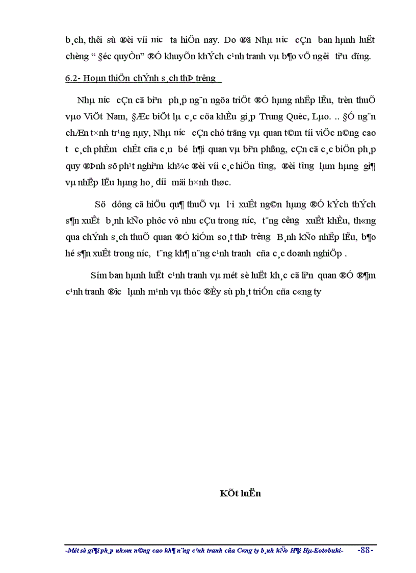 image for page Một số giải pháp nhằm nâng cao khả năng cạnh tranh của công ty liên doanh Bánh kẹo Hải hà - Kotobuki