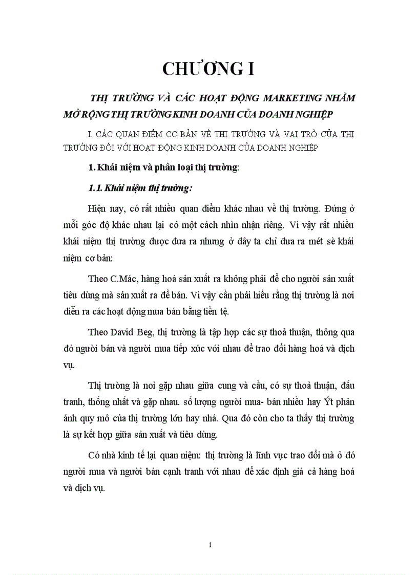 image for page Thị trường và các hoạt động Marketing nhằm mở rộng thị trường kinh doanh của doanh nghiệp