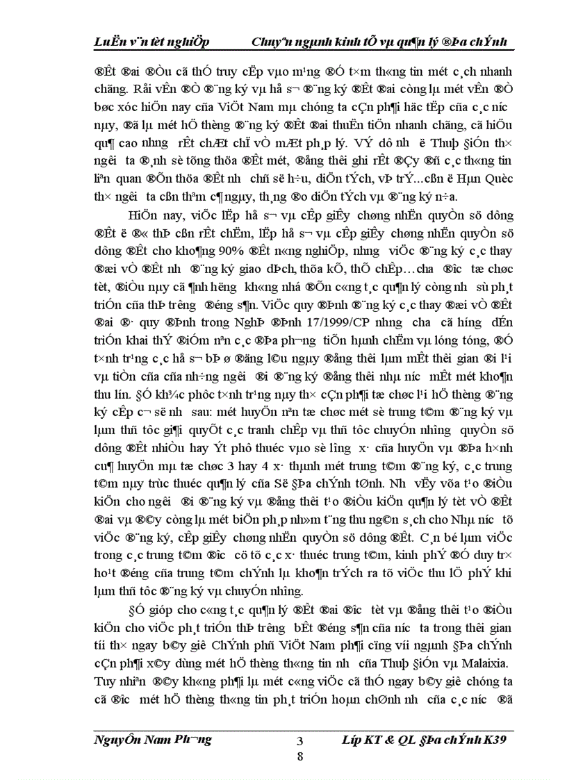 image for page Thực trạng tổ chức bộ máy quản lý đất đai Việt Nam