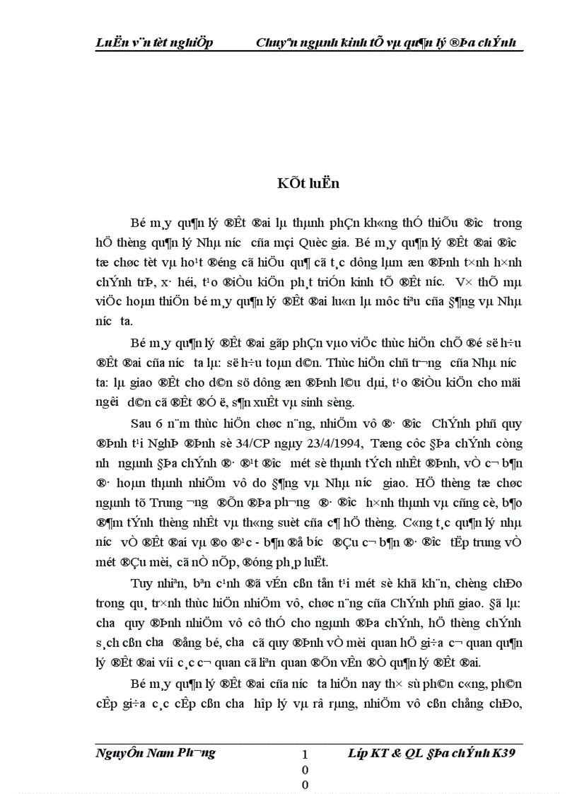 image for page Thực trạng tổ chức bộ máy quản lý đất đai Việt Nam