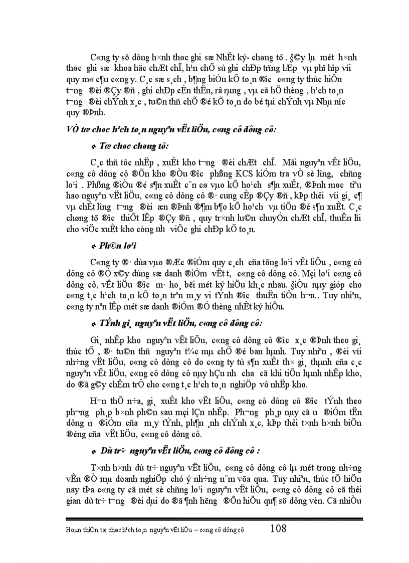 image for page Hoàn thiện tổ chức hạch toán nguyên vật liệu – công cụ dụng cụ