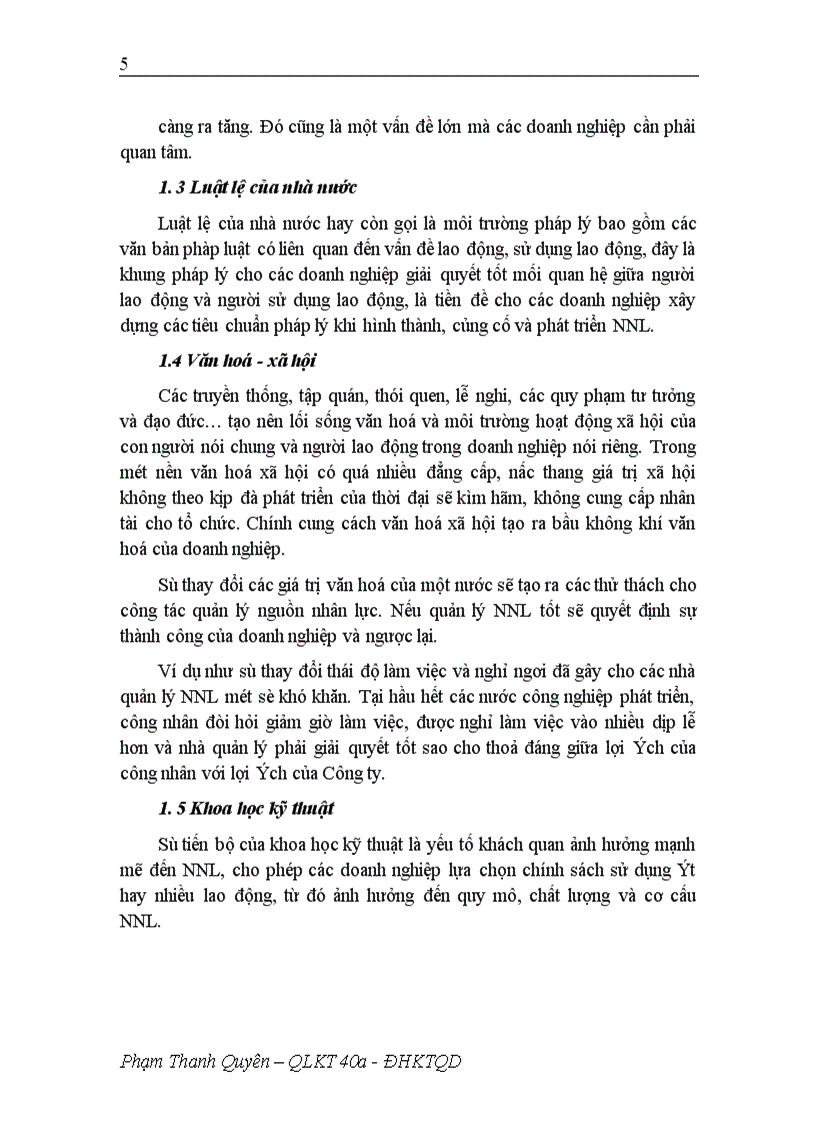 image for page Các yếu tố ảnh hưởng tới nguồn nhân lực của doanh nghiệp