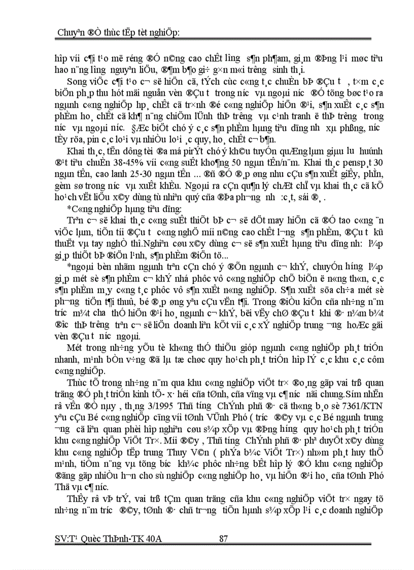 image for page Vận dụng phương pháp dãy số thừi gian phân tích tình hình phát triển công nghiệp trên địa bàn tỉnh Phú Thọ giai đoạn 1995-2000 và dự đoán sự phát triển công nghiệp đến 2002