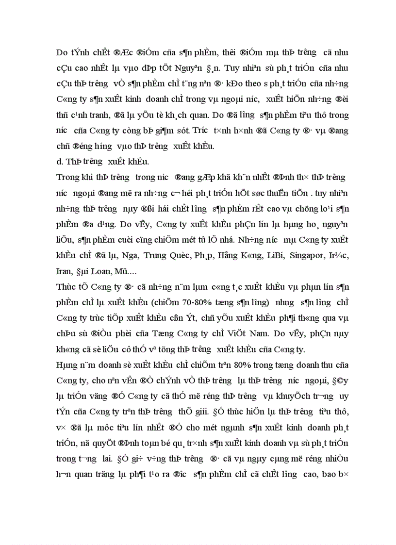 image for page Thực trạng hoạt động sản xuất kinh doanh và thị trường xuất khẩu chè hiện nay của Công ty cổ phần chè Kim Anh