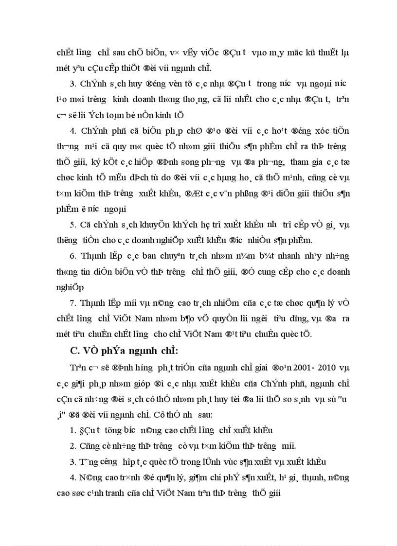 image for page Thực trạng hoạt động sản xuất kinh doanh và thị trường xuất khẩu chè hiện nay của Công ty cổ phần chè Kim Anh