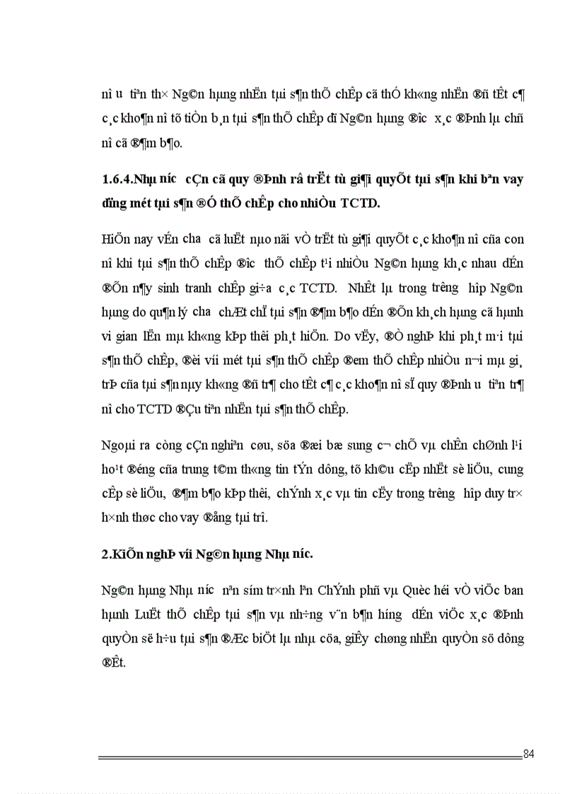 image for page Xử lý tài sản thế chấp (TSTC) hình thành từ vốn vay tại Ngân hàng thương mại cổ phần các doanh nghiệp ngoài quốc doanh Việt Nam