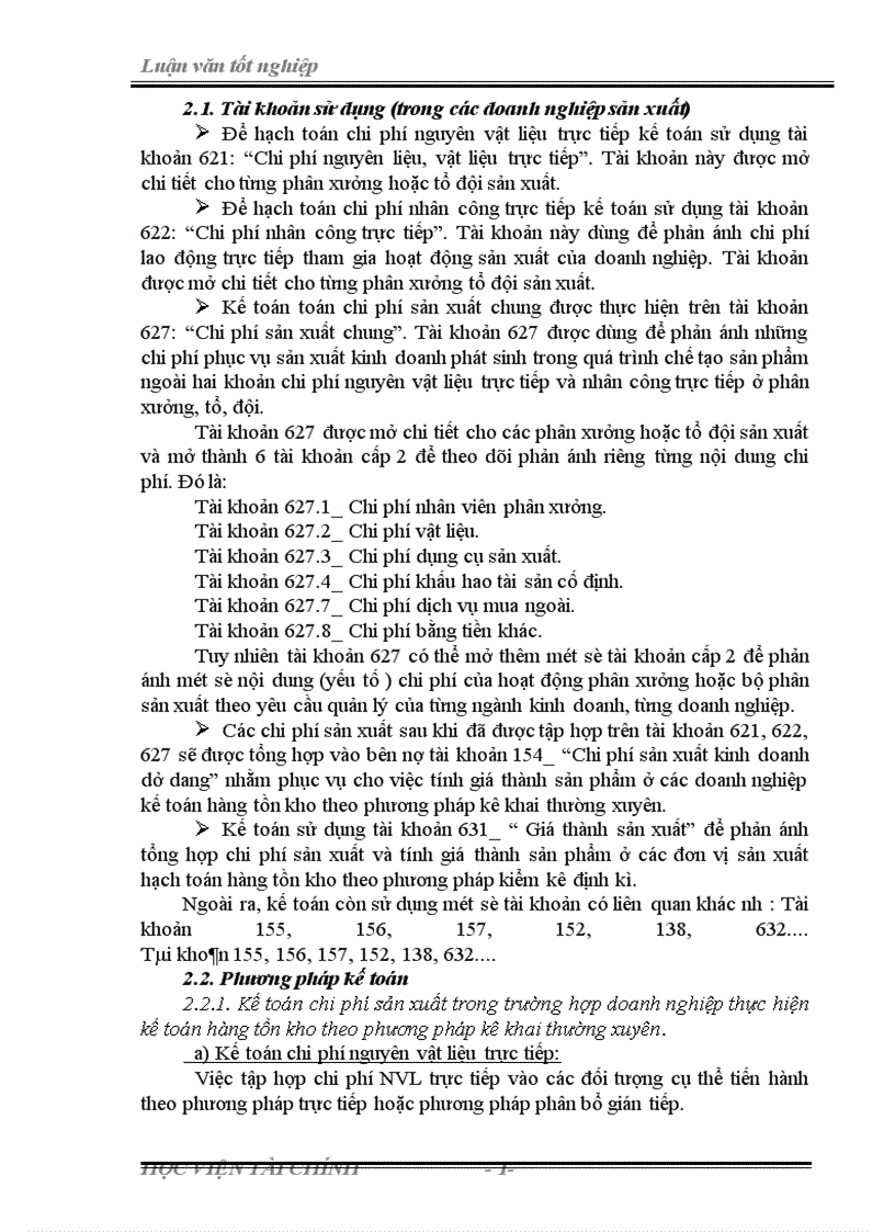 image for page Tình hình thực tế về kế toán tập hợp chi phí và tính giá thành sản phẩm tại công ty bánh kẹo hải châu