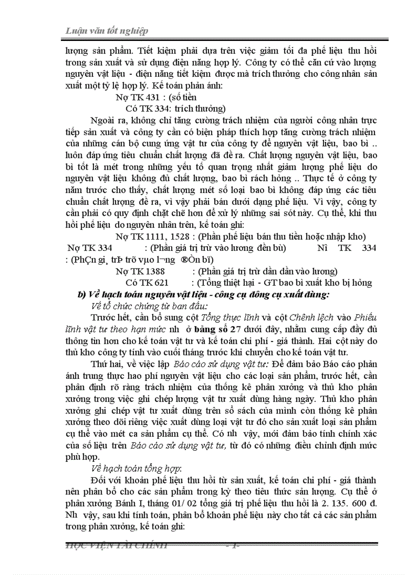 image for page Tình hình thực tế về kế toán tập hợp chi phí và tính giá thành sản phẩm tại công ty bánh kẹo hải châu