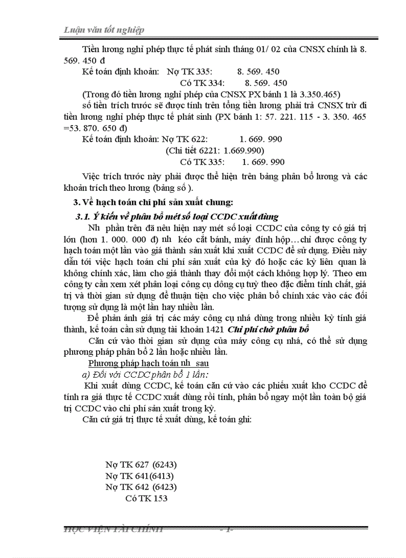 image for page Tình hình thực tế về kế toán tập hợp chi phí và tính giá thành sản phẩm tại công ty bánh kẹo hải châu