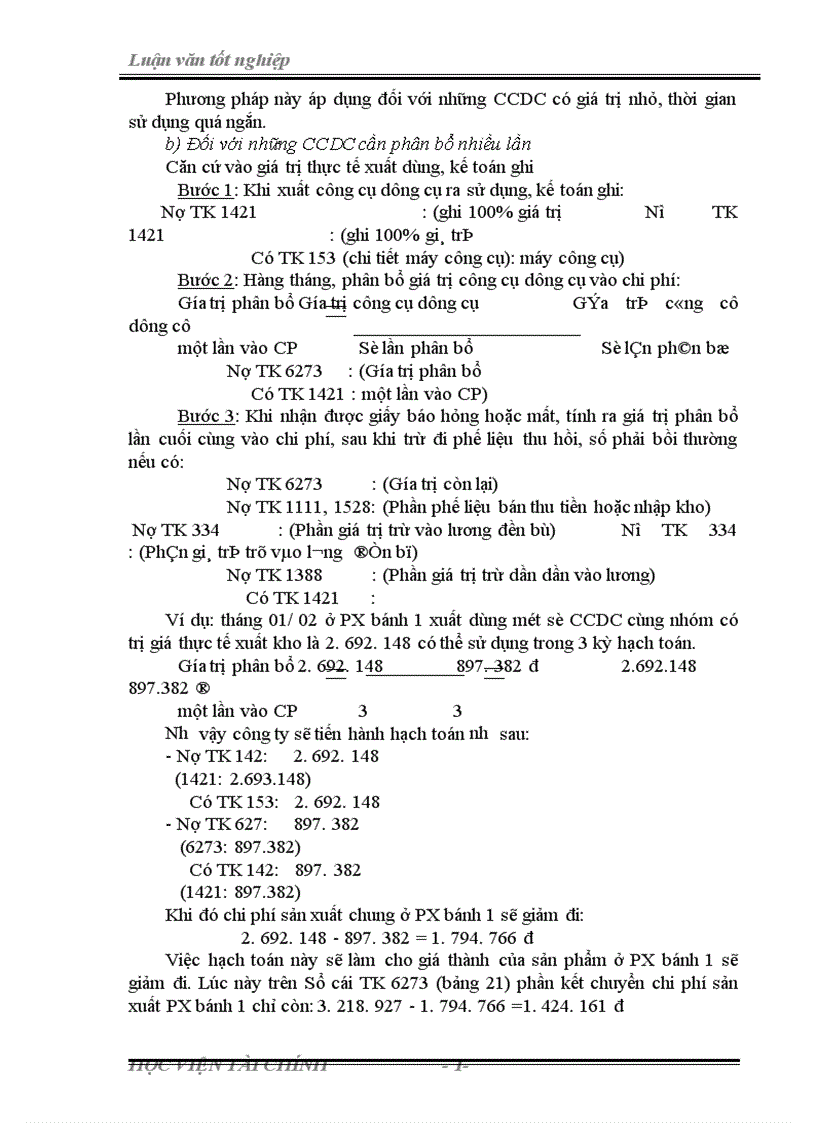 image for page Tình hình thực tế về kế toán tập hợp chi phí và tính giá thành sản phẩm tại công ty bánh kẹo hải châu