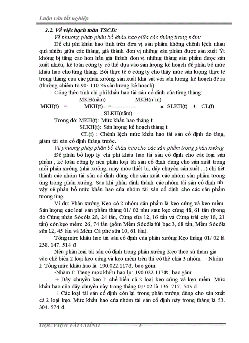 image for page Tình hình thực tế về kế toán tập hợp chi phí và tính giá thành sản phẩm tại công ty bánh kẹo hải châu