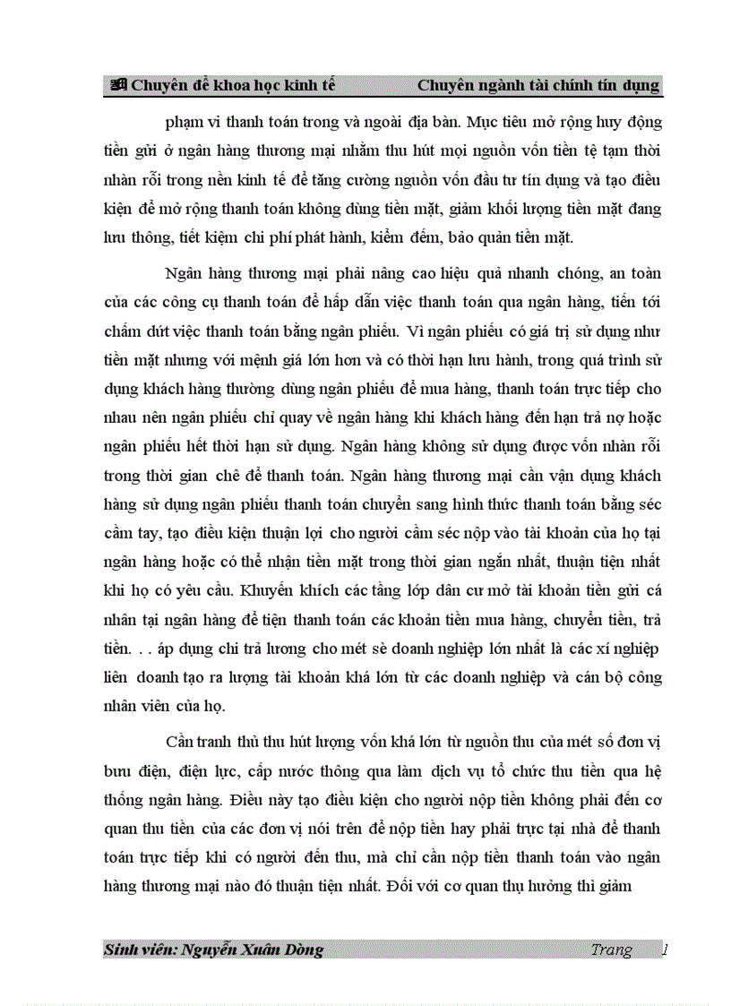 image for page Thực trạng công tác huy động vốn tại Ngân hàng Công thương Đống Đa