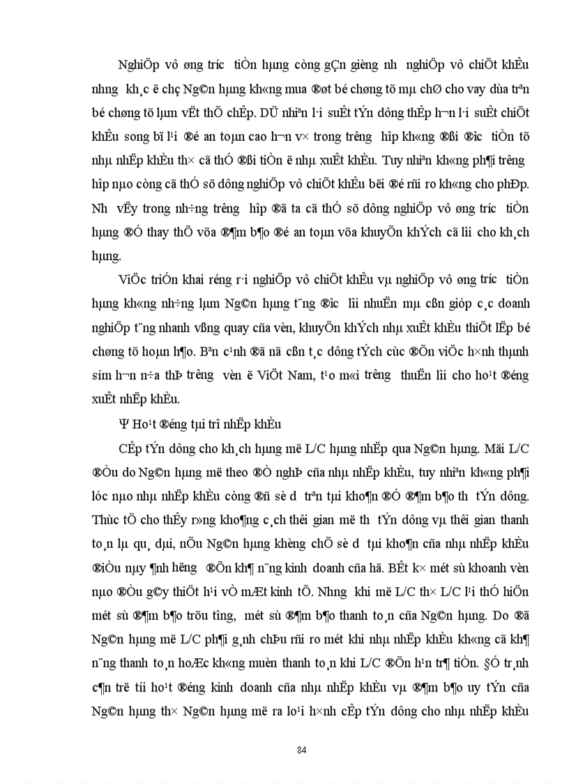 image for page Thực trạng hoạt động thanh toán quốc tế tại NHCT Ba Đình