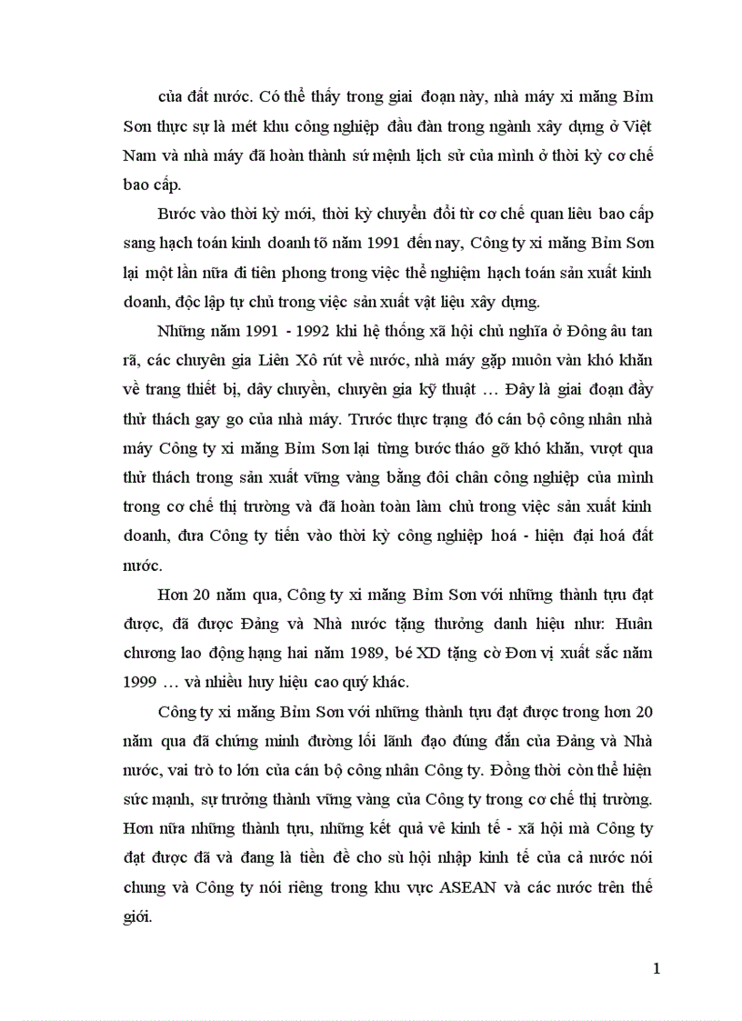 image for page Thực trạng đầu tư nâng cao khả năng cạnh tranh sản phẩm xi măng ở Công ty xi măng Bỉm Sơn.