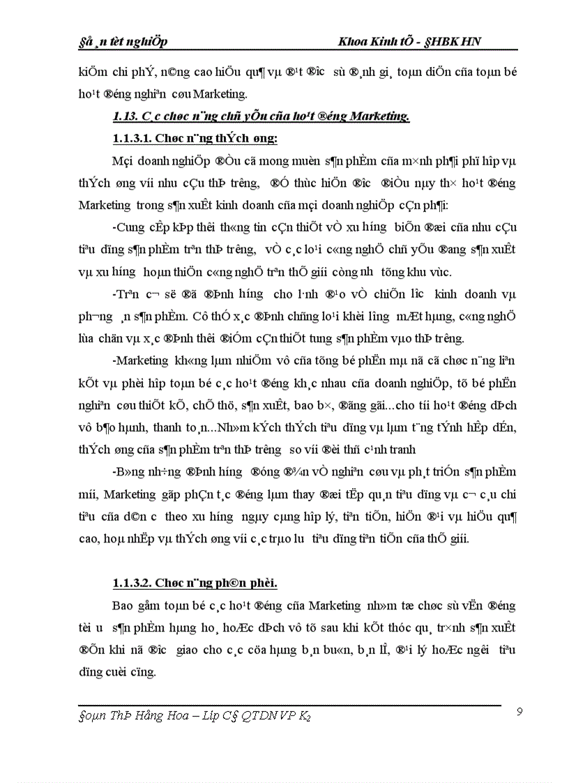 image for page Ứng dụng Marketing nhằm thúc đẩy tiêu thụ ở Công ty Dệt 8-3