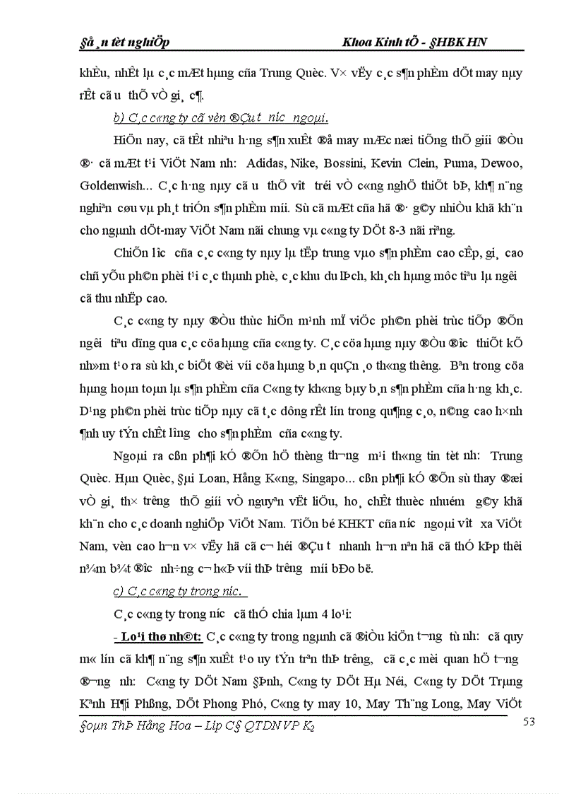 image for page Ứng dụng Marketing nhằm thúc đẩy tiêu thụ ở Công ty Dệt 8-3