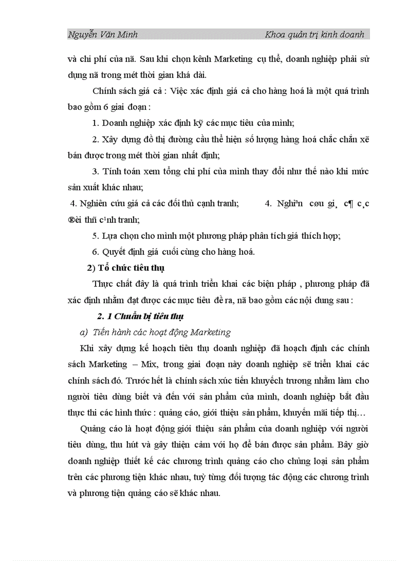 image for page Những giải pháp chủ yếu Marketing - Mix nhằm thúc đẩy tiêu thụ sản phẩm ở Công ty vật tư Bưu điện I