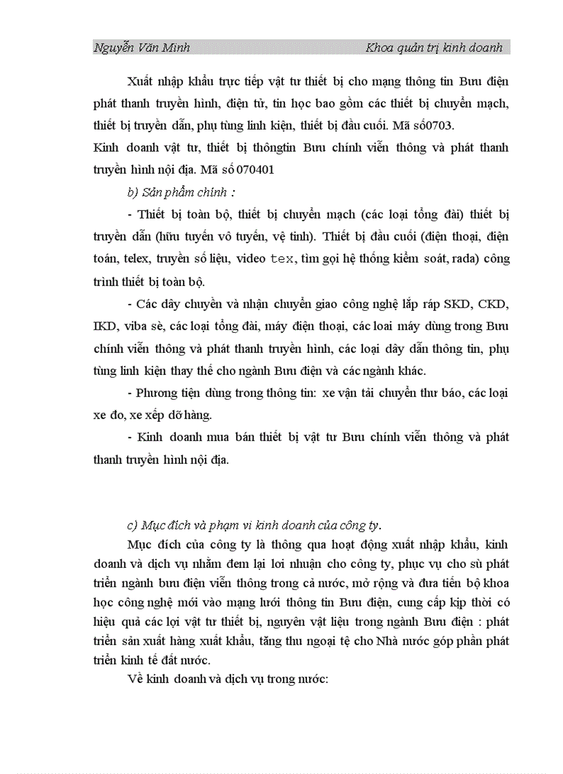 image for page Những giải pháp chủ yếu Marketing - Mix nhằm thúc đẩy tiêu thụ sản phẩm ở Công ty vật tư Bưu điện I