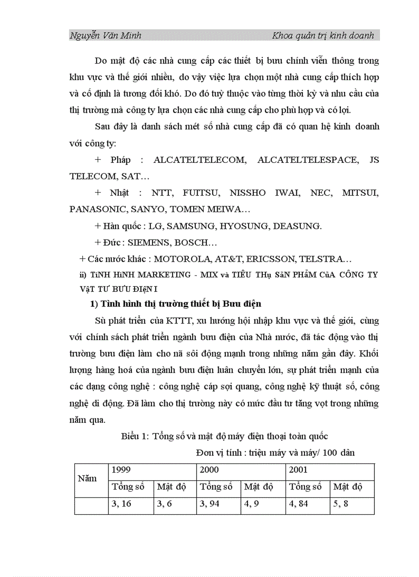 image for page Những giải pháp chủ yếu Marketing - Mix nhằm thúc đẩy tiêu thụ sản phẩm ở Công ty vật tư Bưu điện I