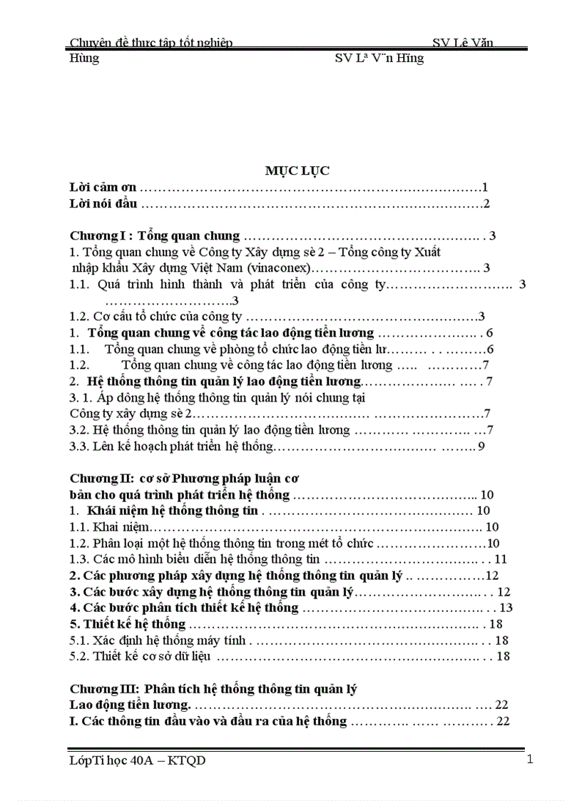 image for page Ứng dụng tin học trong công tác quản lý Lao động tiền lương tại công ty xây dựng số 2 – Vinaconex