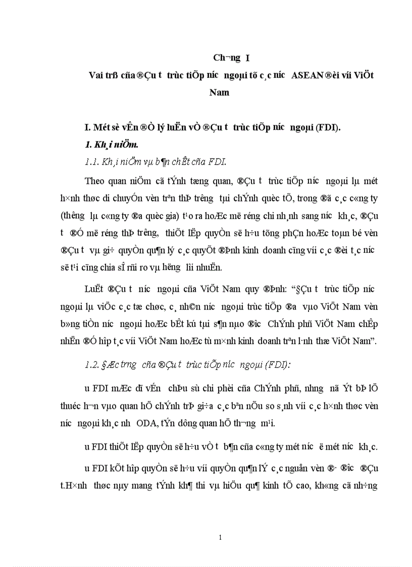 image for page Một số giải pháp nhằm phát triển dòng FDI của các nước ASEAN vào Việt Nam