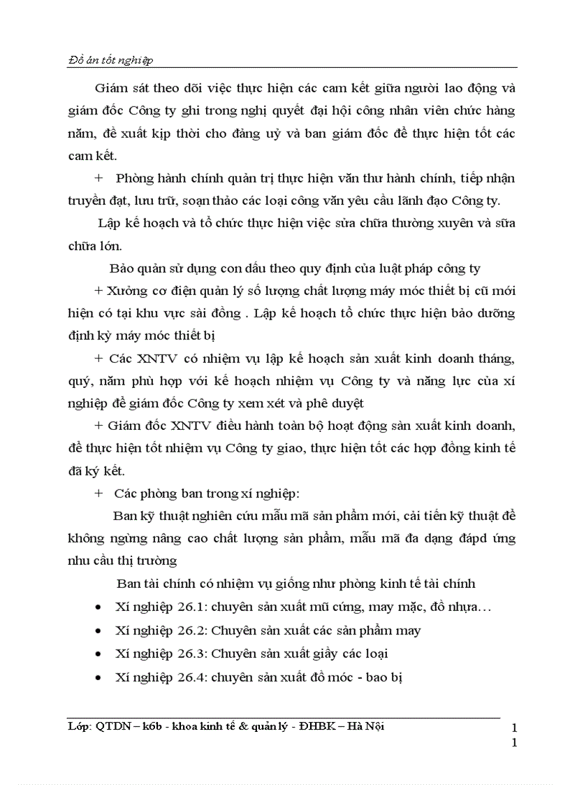image for page Phân tíchtình hình lao động tiền lương & một số biện pháp hoàn thiện công tác tiền lương tại Công ty 26 – Bộ quốc phòng