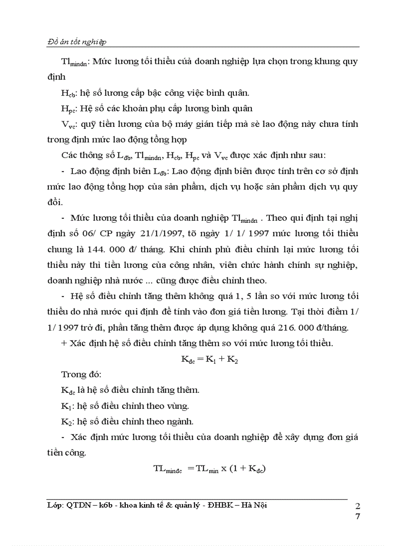 image for page Phân tíchtình hình lao động tiền lương & một số biện pháp hoàn thiện công tác tiền lương tại Công ty 26 – Bộ quốc phòng